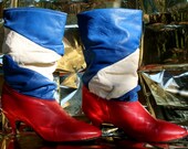 Riott Grrl.... womens vintage zodiac boots....sexy valentines day apparel avant garde style