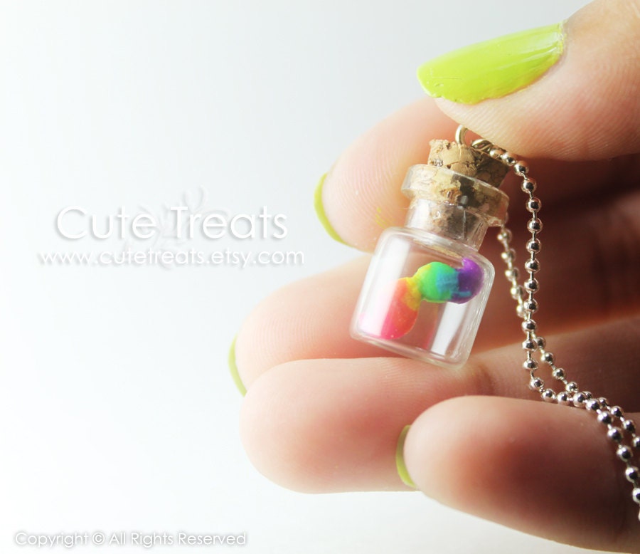 Rainbow Mustache In a Jar