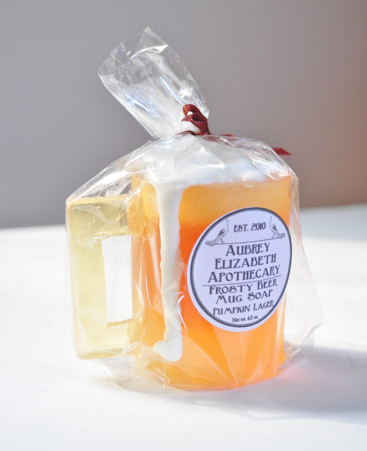 Beer Soap - Guy Soap - Father's Day Soap - Frosty Mini Beer Mug Soap - Vegan soap - Pumpkin Lager - man soap