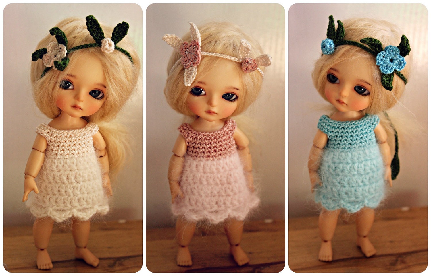 Nymphs set for latis yellow MADE TO ORDER
