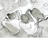 Digital Print: Picnic in Paris III