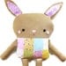 Bunny Pattern Bunny Patchwork Softie Doll PDF Sewing Pattern