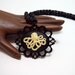 Octopus, necklace, Gothic, jewelry, goth, chainmaille, black, cameo, God of chaos, Cthulhu, geekery, geek necklace img