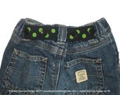 Adjustable Elastic Toddler Baby Snap BELT - Your CHOICE of COLOR, Waist Helper Pants Waistband