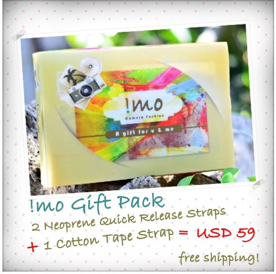 iMo Gift Pack Free Combination (2 Neoprene Straps and 1 Cotton Tape Strap) Free Shipping