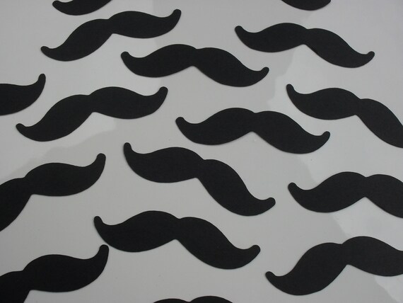 Mustache Confetti Birthday Party Little Man Bachelor party Custom colors available Il_570xn