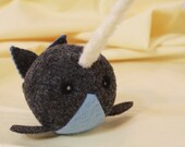 roly poly narwhal doll