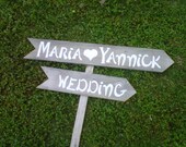 Country Wedding Sign Hand painted on Reclaimed Wood Rustic Reception Arrow Signs Party Sign Rehearsal Dinner Sign Beach Wedding Outside