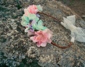 Boho Flower Woodland Crown
