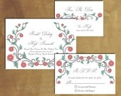 PRINTABLE INDIAN SUMMER Invitation Suite Wedding Anniversary Engagement Bridal Shower Party Custom Design Template Pdf Diy