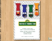 Sesame Street Necktie Invite