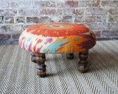 Navajo Ikat Stool / Ottoman