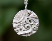 Virgo Zodiac Constellation Necklace - Sterling Silver