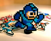 Megaman Inspired Cupcake Toppers