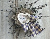 Welcome Berry Wreath Salt Dough Ornament