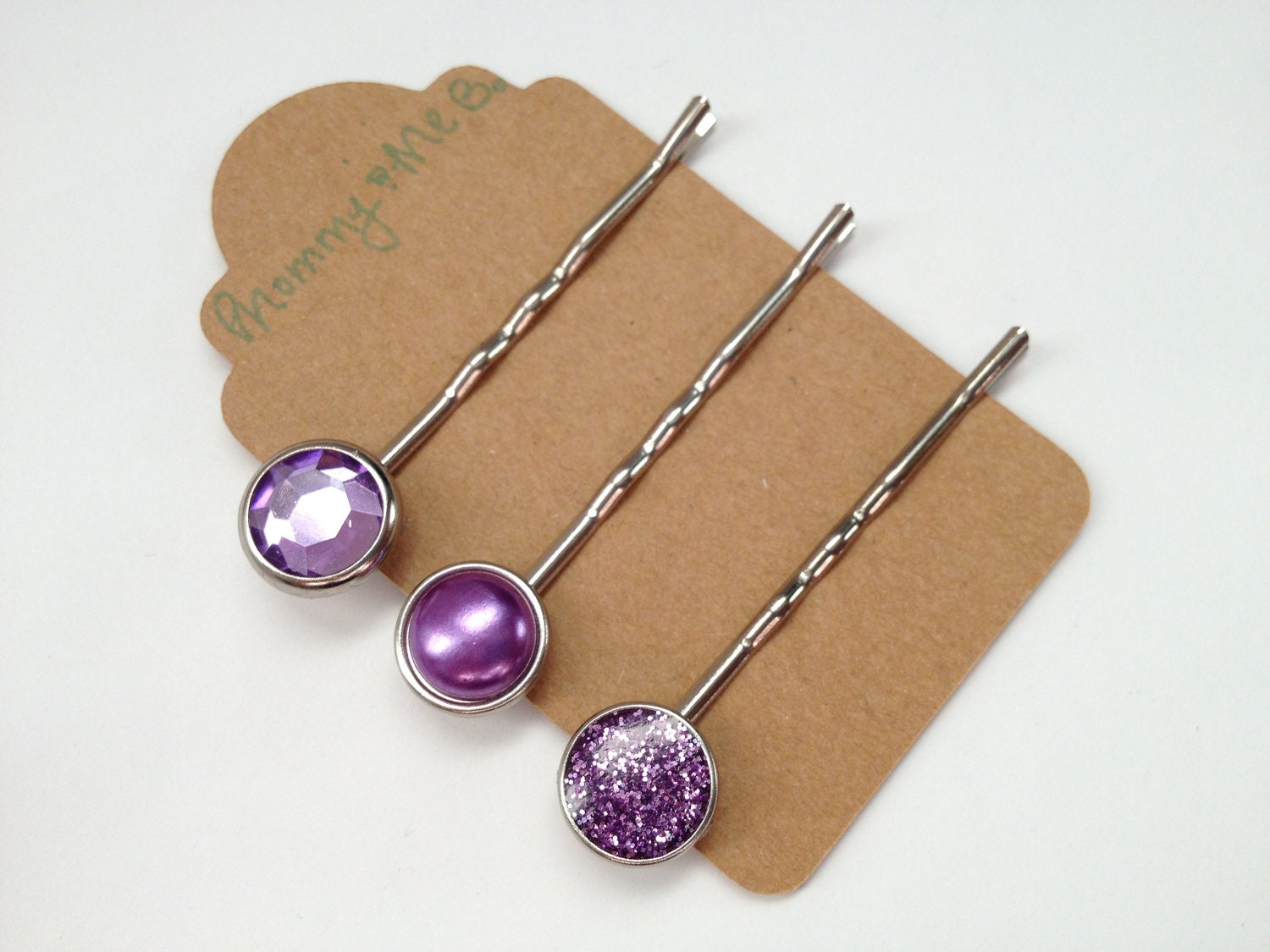 Sparkles & Pearls Bobby Pin Set in Lovely Lavender