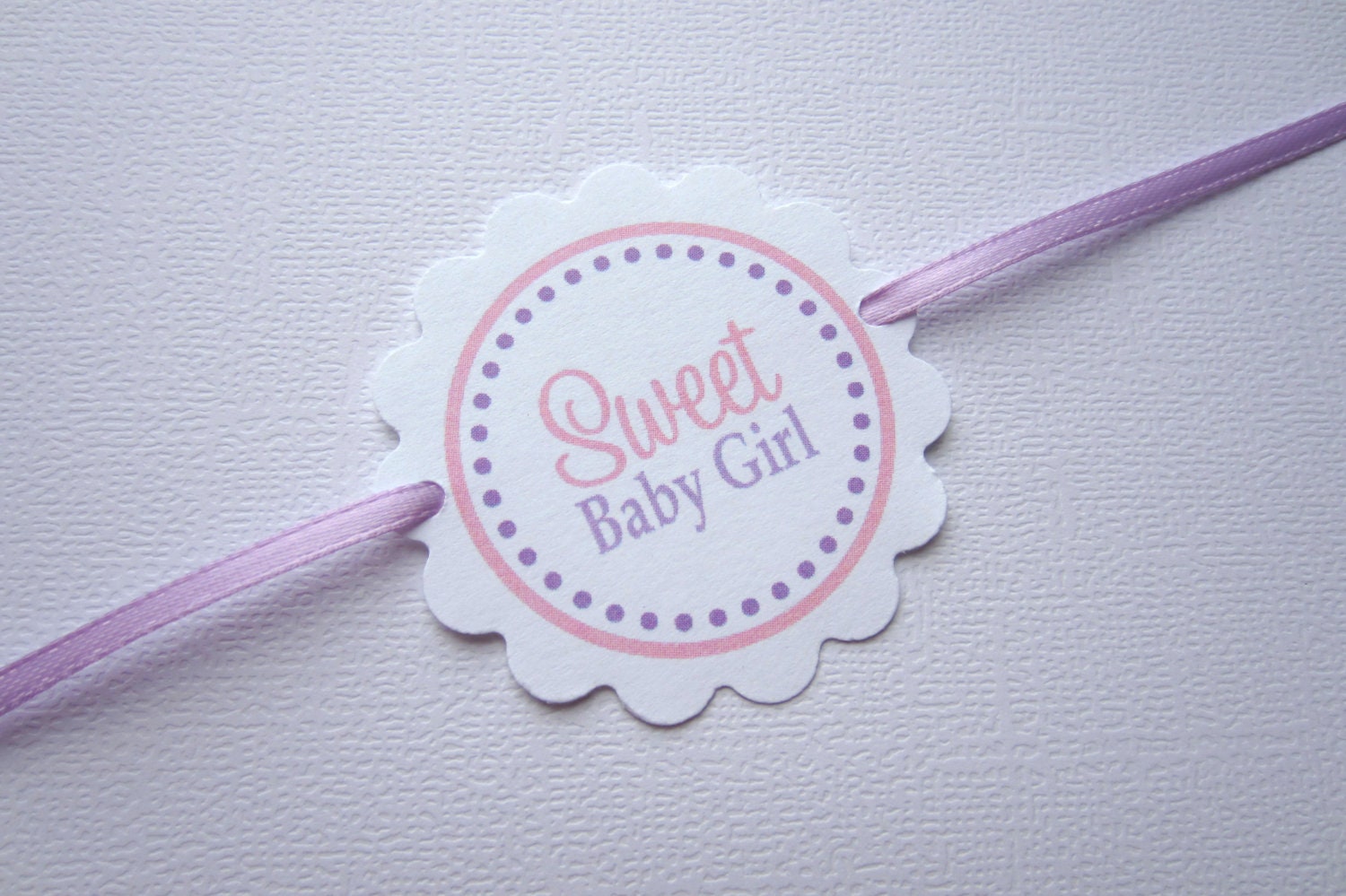 Baby Shower - Baby Girl - Napkin Rings - Pink and Lavender Il_570xn