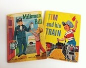 Vintage Childrens Books Rand McNally Junior Elf Books Lot of 2