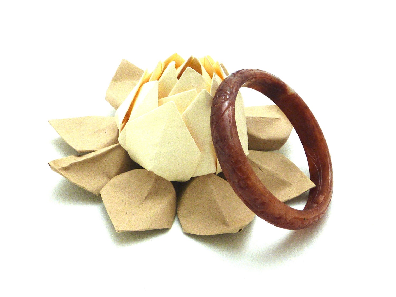 Agate Stone Hand Harved Chinese Bracelet No 1