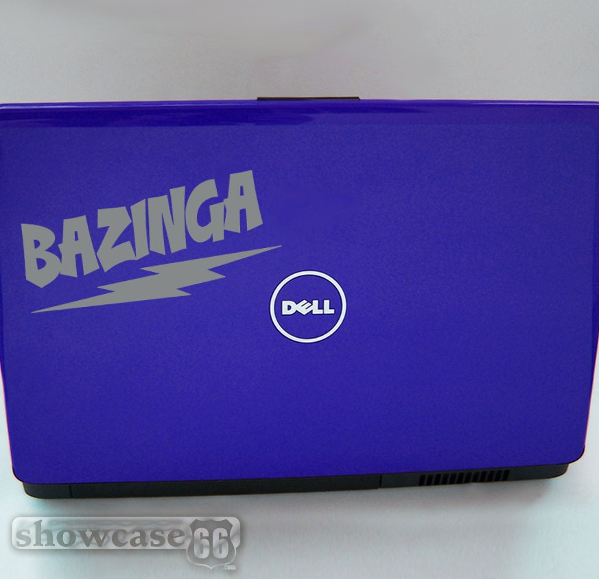 BAZINGA - Vinyl iPod Art - FREE Shipping - Fun Decal Inspired by The Big Bang Theory