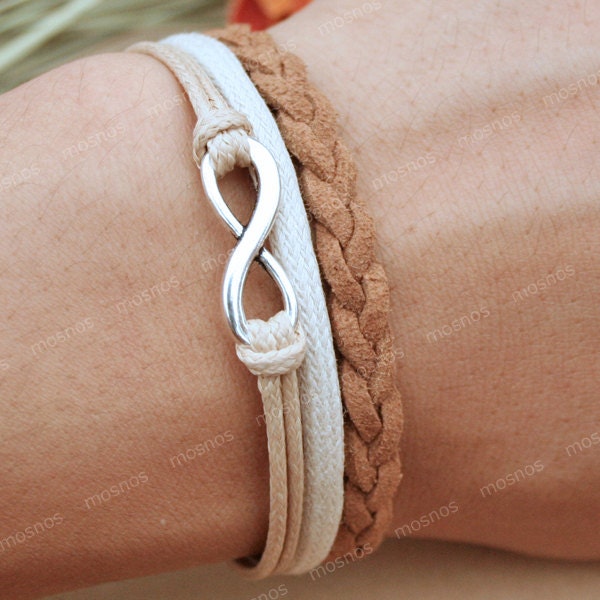 Infinity bracelet-karma infinity bracelet for friends, gift for boyfriend, girlfriend