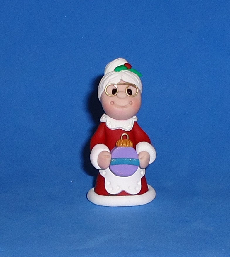 Polymer Clay Mrs Santa Claus