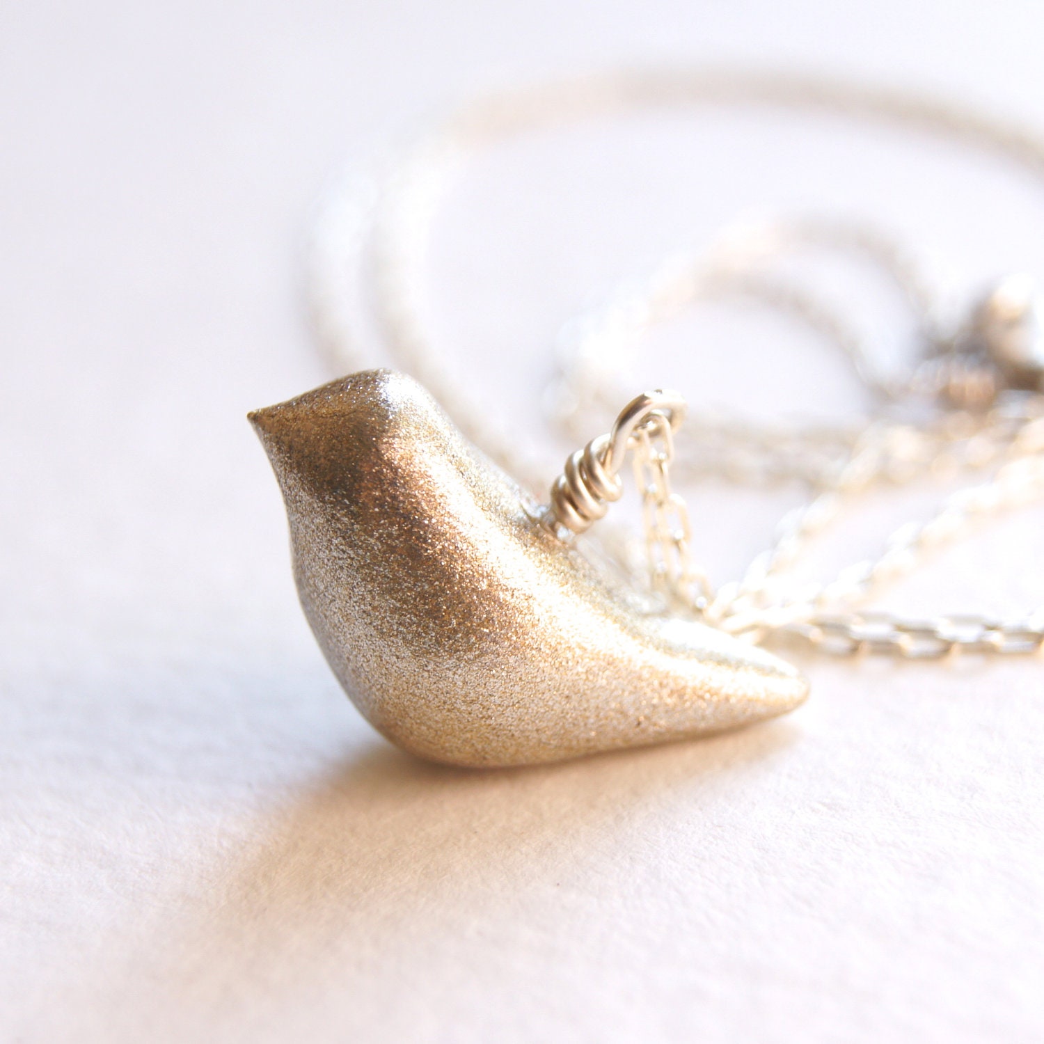 Gold Bird Neckalce