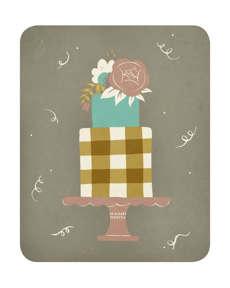 Let's Eat Cake - 8x10" Art Print