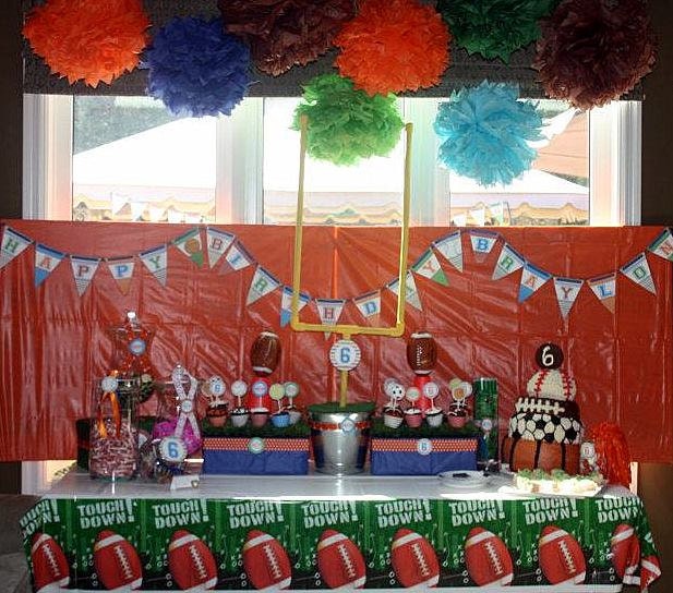 Sports Party Decorations- Printable Sports Birthday Party Decorations PDF Il_570xn