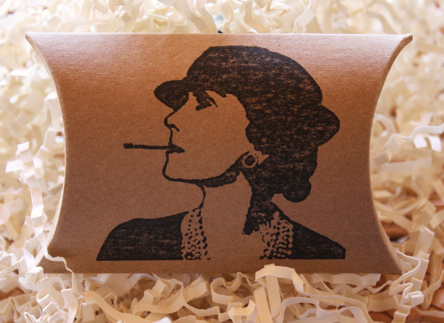 Pillow Boxes - Set of 10 - Coco Chanel- Chanel Inspired- Chanel Favors