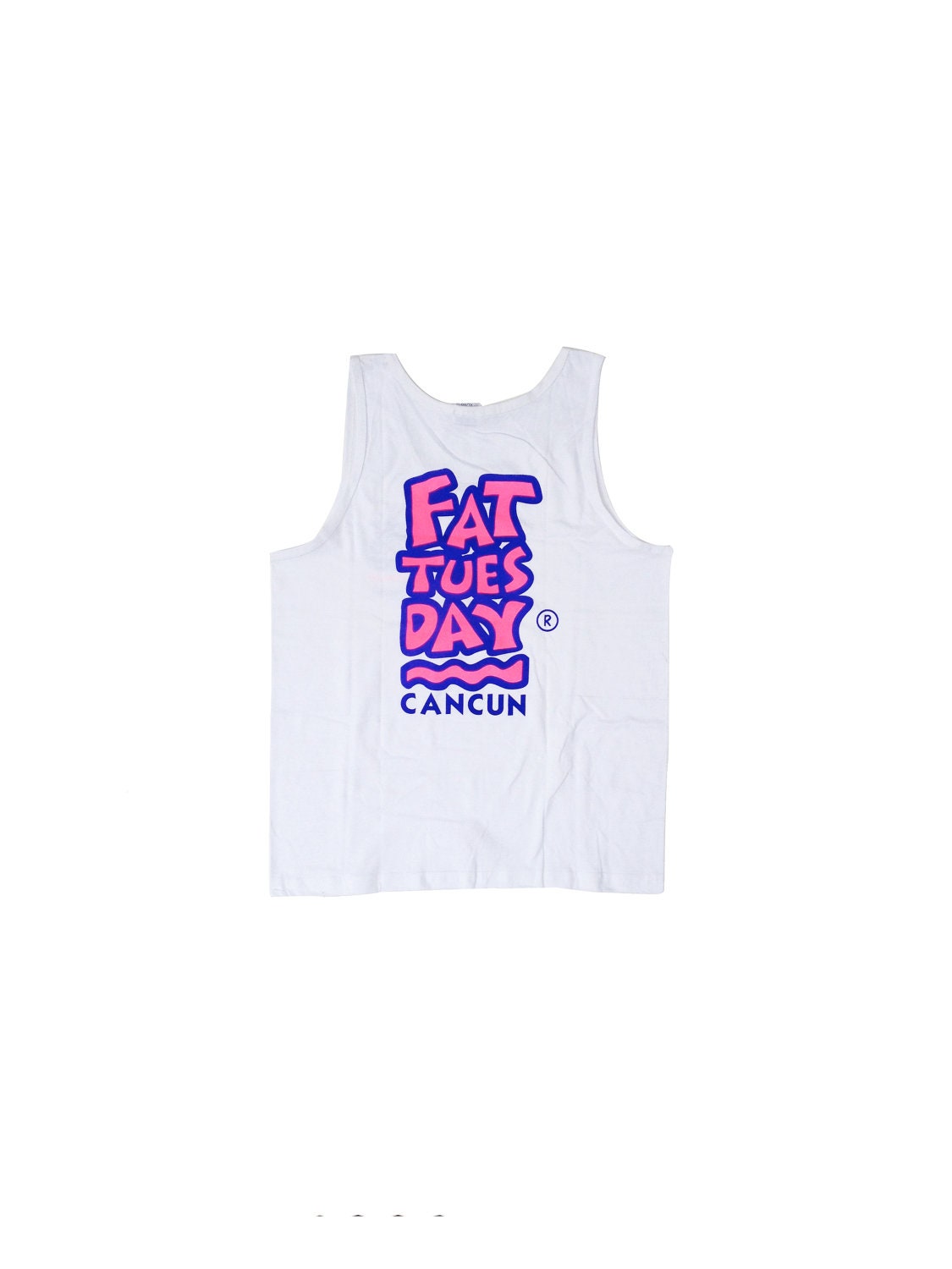 Bodacious 80s Neon Fat Tuesday Tank - XL