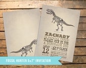 Vintage Dinosaur Fossil Party Pack - Invitation PLUS 16 Items - featured on Hostess With The Mostess Il_170x135