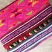 Embroidery case bag for stationery, cosmetic and kindle //// purple // pink // violet