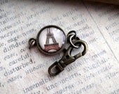 Eiffel Tower,Paris Clasp, Closure, with Swivel Clasp