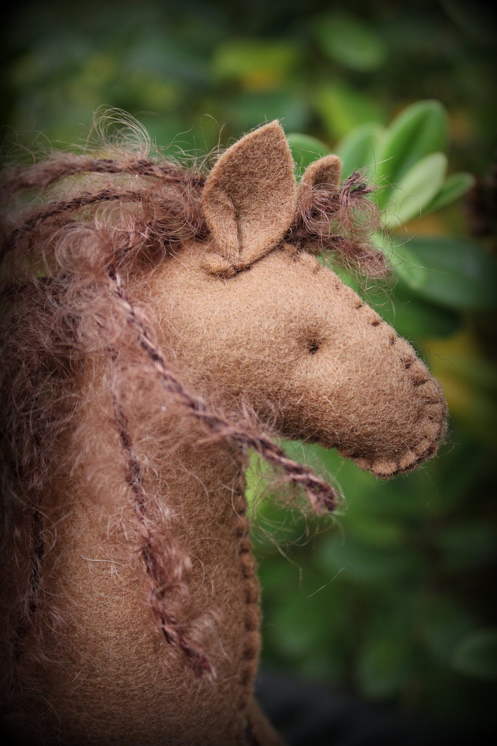 Wild Horse - Wool Felt, Handmade