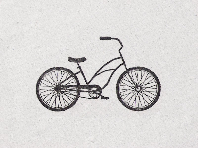 Bicycle Stamp "Beach"