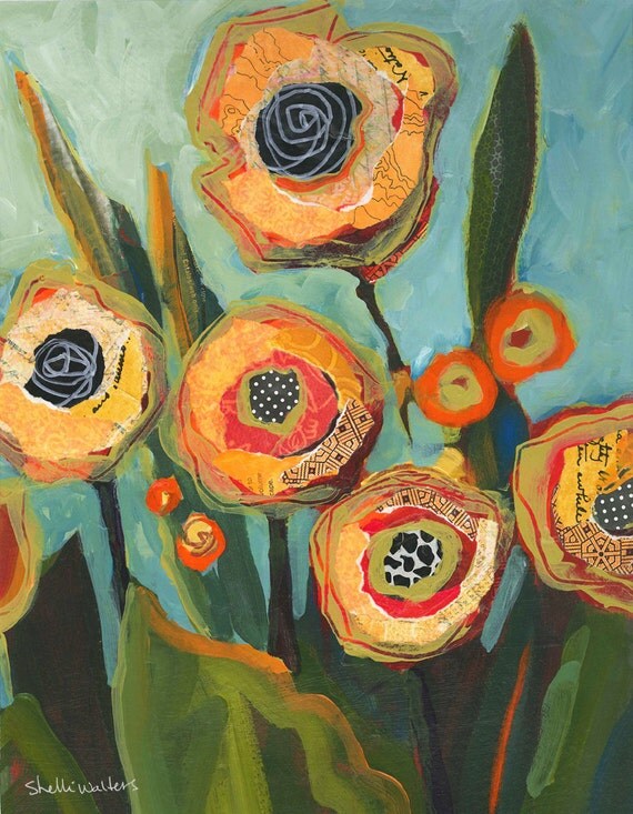 Yellow Flowers No2 Original Painting