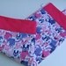 Baby Girl Waterproof Travel Changing Pad /  Pink-Purple Waterproof Travel Changing Pad / Toddler Changing Pad