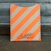 Leather Card Case / Wallet - Neon Orange