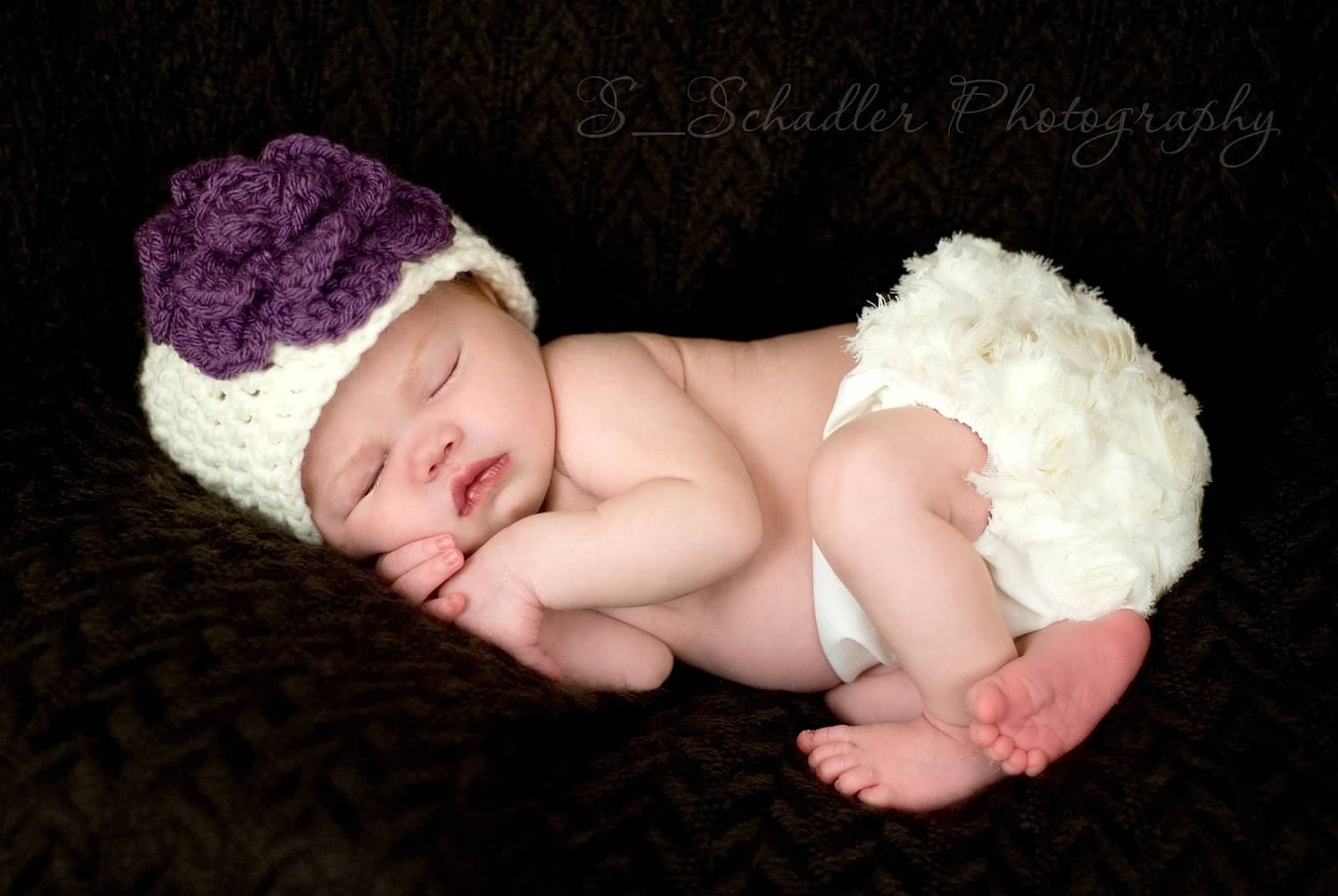 Leia Flower Baby Girl Hat