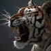 Tiger Print - King of the Jungle - Fierce - Tiger Wall Art - Tiger Photo - Tiger Decor - Big Cat - Little Boy Room Decorations - Man Cave