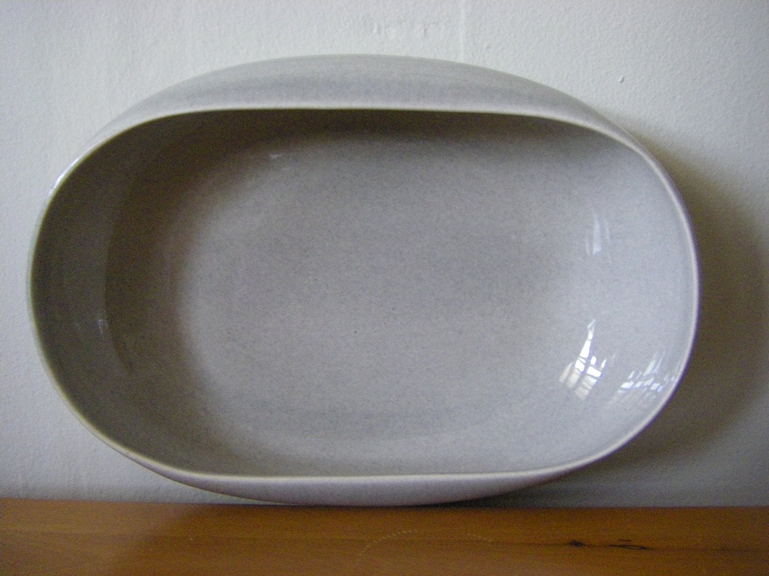 Russel Wright American Modern Granite Gray Veggie Serving Dish
