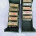 Mad Men 1940s vintage shachihata Office invoice stamp collection Decorator item