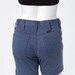80s Vintage Shorts Denim Pattern Red Stitching Small Medium
