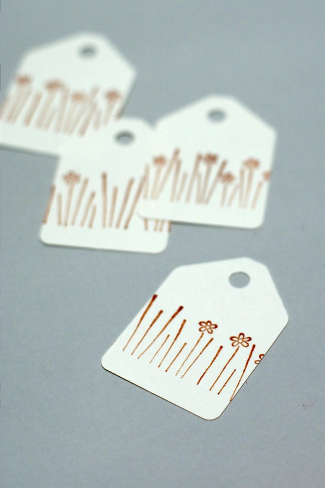 BOGO SALE Price tag Fall Grass holiday gift wrap tags. DIY set of 30.