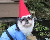 Custom Made/Order for Traveling Gnome Dog Halloween Costume for xsmall-medium size dogs