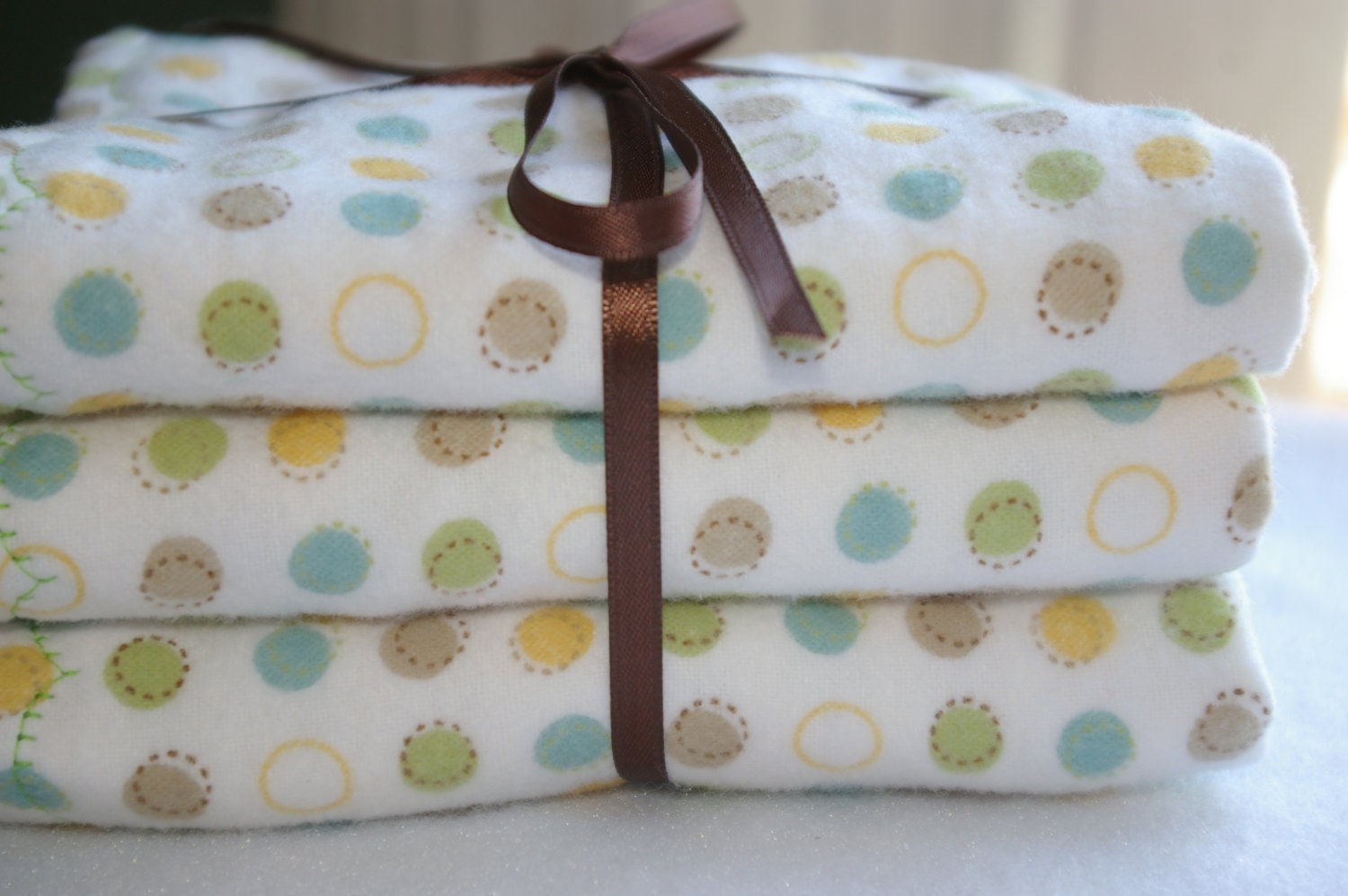 burp cloths unisex print (set of three)