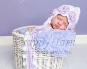 NEWBORN Rose Bonnet