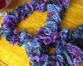 Handmade ruffled scarf