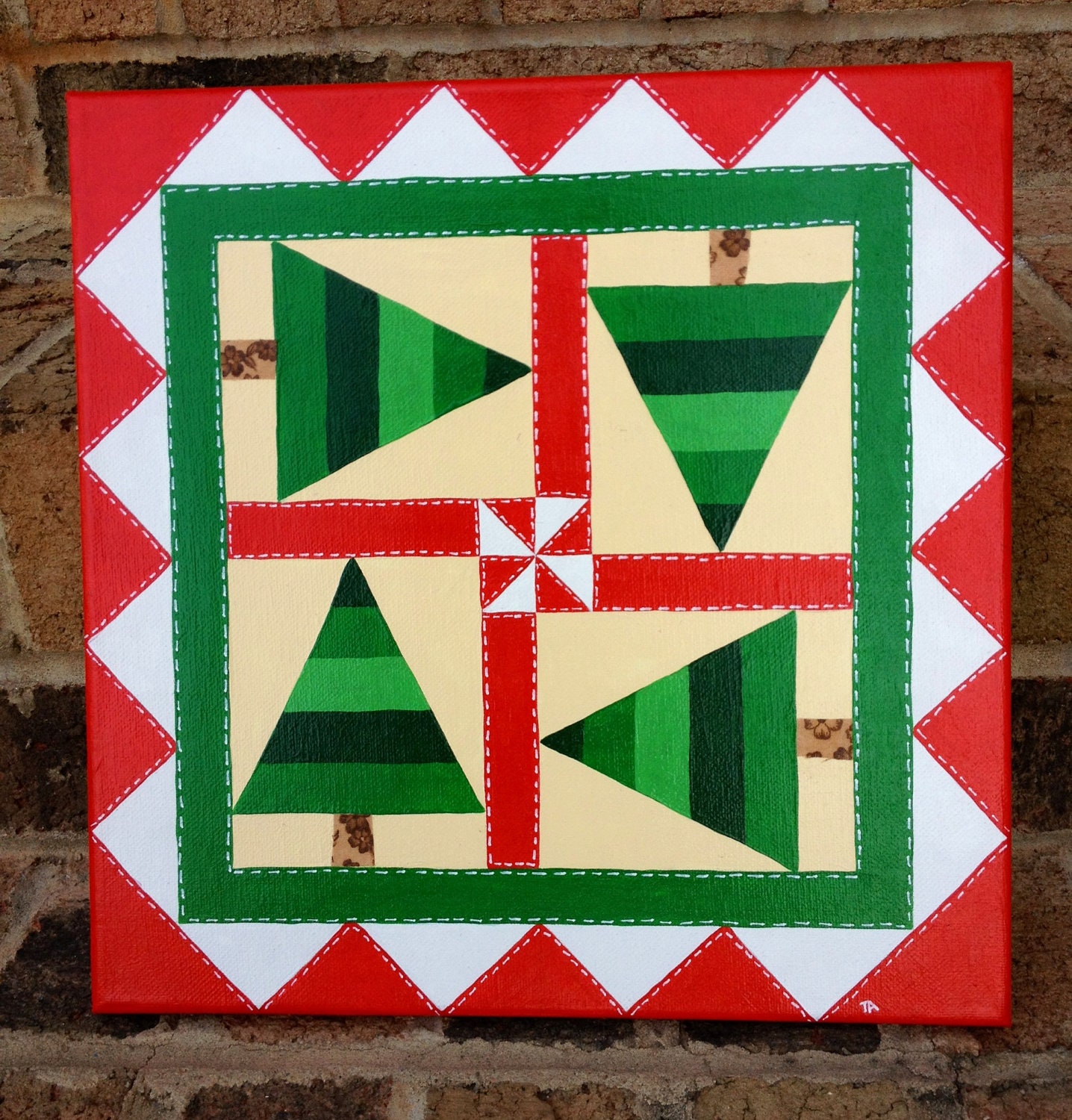 Quilt Art: Christmas Tree